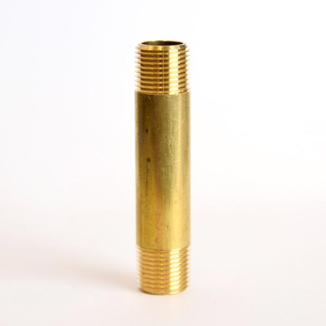 ATC 3/8 in. MPT X 3/8 in. D MPT Yellow Brass Nipple 3 in. L, Pack of 5
