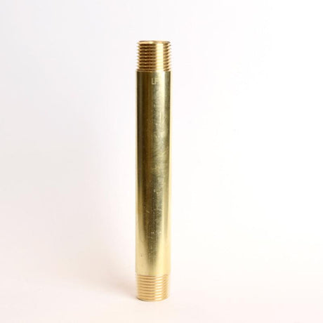 ATC 1/2 in. MPT X 1/2 in. D MPT Yellow Brass Nipple 6 in. L, Pack of 5