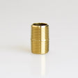 ATC 3/8 in. MPT Brass Close Nipple, Pack of 5
