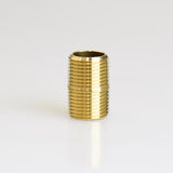 ATC 3/8 in. MPT Brass Close Nipple, Pack of 5