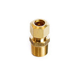 ATC 3/8 in. Compression X 3/8 in. D Male Brass Connector, Pack of 5