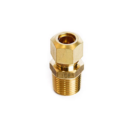 ATC 3/8 in. Compression X 3/8 in. D Male Brass Connector, Pack of 5
