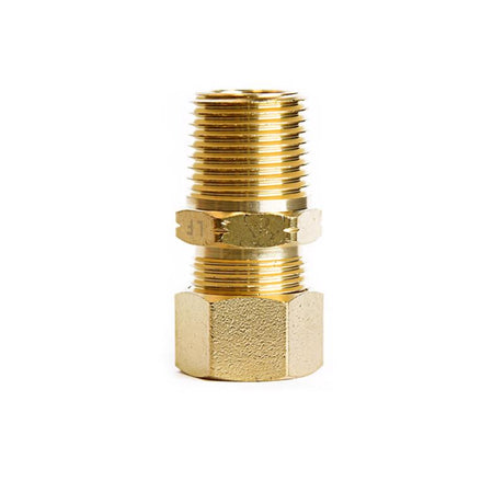 ATC 5/8 in. Compression X 1/2 in. D Male Brass Connector, Pack of 5