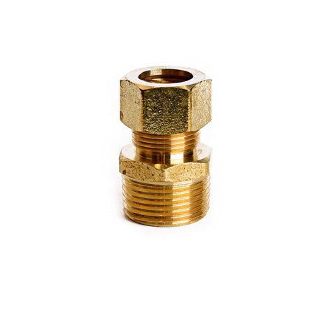 ATC 5/8 in. Compression X 3/4 in. D Male Brass Compression Connector, Pack of 5