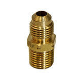 ATC 5/16 in. Flare X 1/4 in. D Male Brass Adapter, Pack of 5