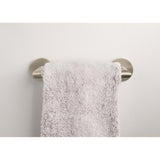 Moen Arlys Brushed Nickel Silver Towel Bar 7-1/4 in. L Zinc
