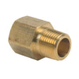 BrassCraft 1/2 in. FIP pc X 1/2 in. D MIP Brass Pipe Adapter 1-1/2 in. L