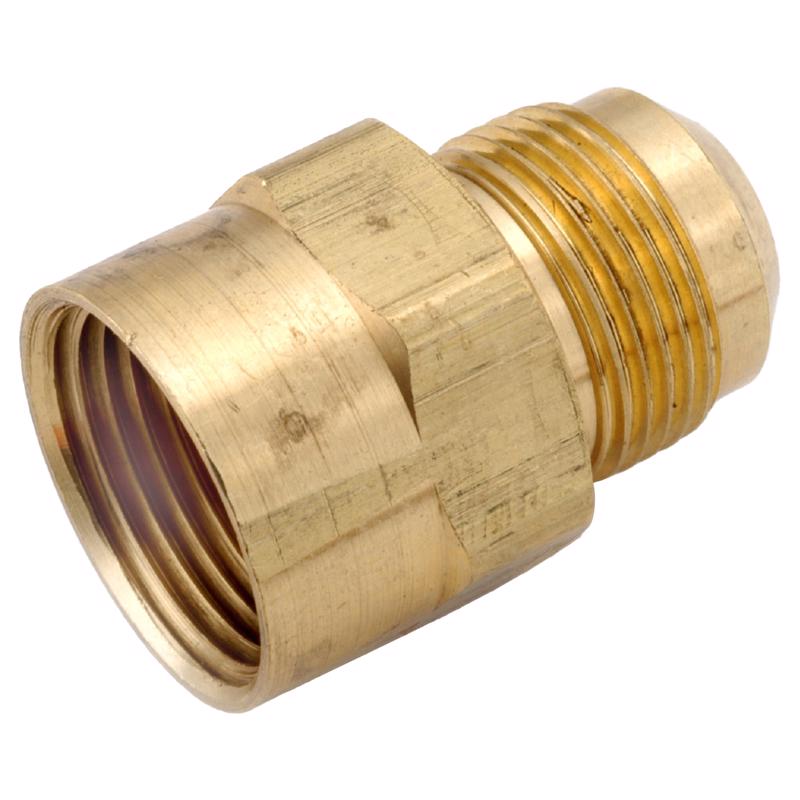 Anderson Metals 15/16 in. Flare in. X 3/4 in. D FIP Brass Coupling
