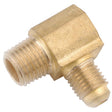 Anderson Metals 5/16 in. Flare Elbow in. X 1/4 in. D MIP Brass 90 Degree Elbow, Pack of 5