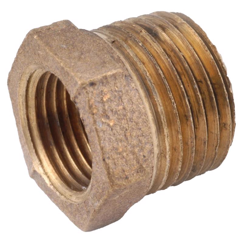 Anderson Metals 3/4 in. MPT in. X 3/8 in. D FPT Brass Hex Bushing, Pack of 5