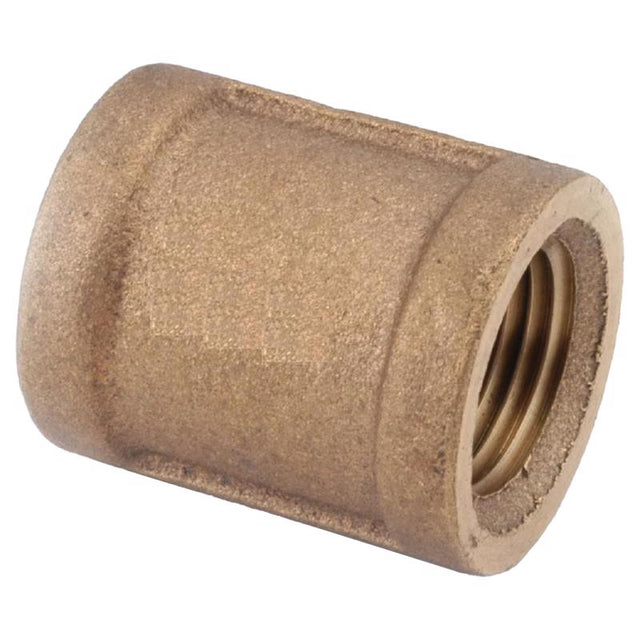 Anderson Metals 1/8 in. FPT in. Brass Coupling, Pack of 5