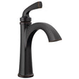Delta Geist Oil Rubbed Bronze Contemporary Single-Handle Bathroom Sink Faucet 4 in.