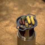 Solo Stove Yukon Cast Iron/Stainless Steel Fire Pit Accessory Pack 9.5 in. H X 18.75 in. W X 18.75 i