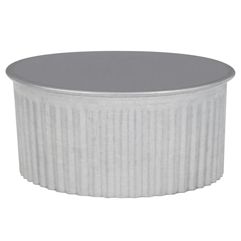 Imperial GV0732 End Cap, 3 in Dia, Galvanized Steel