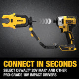 DeWalt Impact Connect 1 in. Copper Pipe Cutter Black/Yellow 1 pc