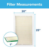 Filtrete 20 in. W X 25 in. H X 1 in. D Polypropylene 700 MPR Pleated Air Filter 1 pk, Pack of 4