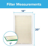 Filtrete 14 in. W X 20 in. H X 1 in. D Polypropylene 700 MPR Pleated Air Filter 1 pk, Pack of 4