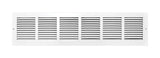 Tru Aire 30 in. H X 6 in. W 1-Way Powder Coat White Steel Return Air Grille