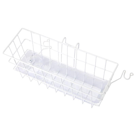 Carex Health Brands White Walker Basket Steel 7 in. H X 16.5 in. L