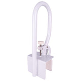 Carex Health Brands White Tub Safety Bar Steel 13.5 in. H X 7 in. L