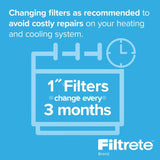 Filtrete 22 in. W X 22 in. H X 1 in. Polypropylene 700 MPR Pleated Air Filter 1 pk, Pack of 4
