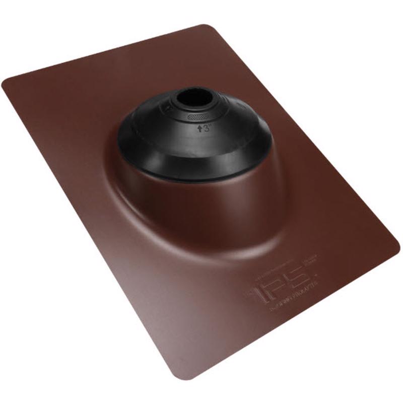 IPS 10.75 in. W X 14.5 in. L Metal/Plastic/Rubber Roof Flashing Brown