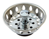 Ace 3-1/2 in. D Chrome Silver Stainless Steel Replacement Strainer Basket, Pack of 5