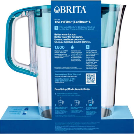 Brita Tahoe 10 cups Blue/Clear Water Filter Pitcher