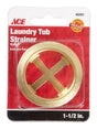 Ace 1-1/2 in. D Brass Laundry Tub Strainer