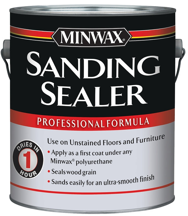 Minwax 157000000 Sanding Sealer, Cream, Liquid, 1 gal Can
