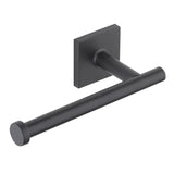 OakBrook Matte Black Toilet Paper Holder