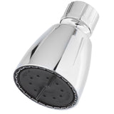 Oakbrook Collection Chrome ABS Plastic 1 settings Wallmount Showerhead 1.8 gpm