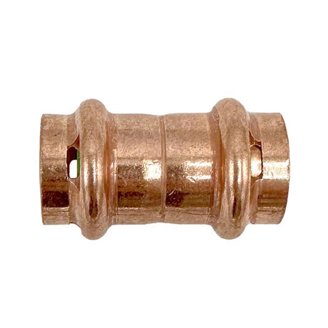 QuickFitting 3/4 in. Press in. X 3/4 in. D Press in. Copper Coupling with Stop
