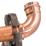 QuickFitting 2 in. Press in. Press in. Copper 90 Degree Elbow