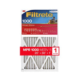 Filtrete 20 in. W X 30 in. H X 1 in. D 1000 MPR Pleated Allergen Air Filter 1 pk, Pack of 4