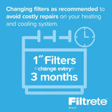 Filtrete 20 in. W X 30 in. H X 1 in. D 1000 MPR Pleated Allergen Air Filter 1 pk, Pack of 4