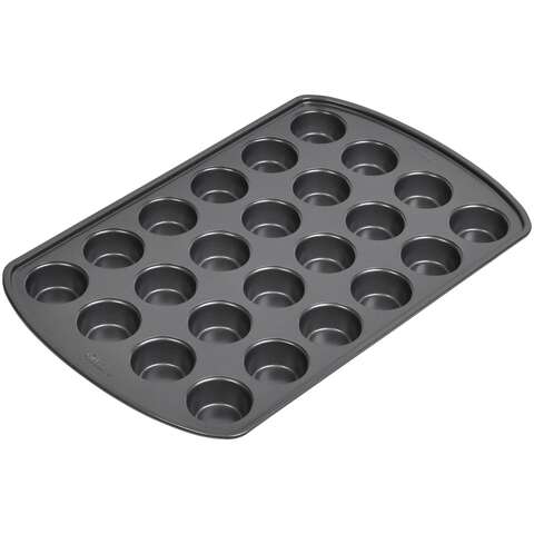 Wilton 10-1/2 in. W X 16-5/16 in. L Mini Muffin Pan Gray