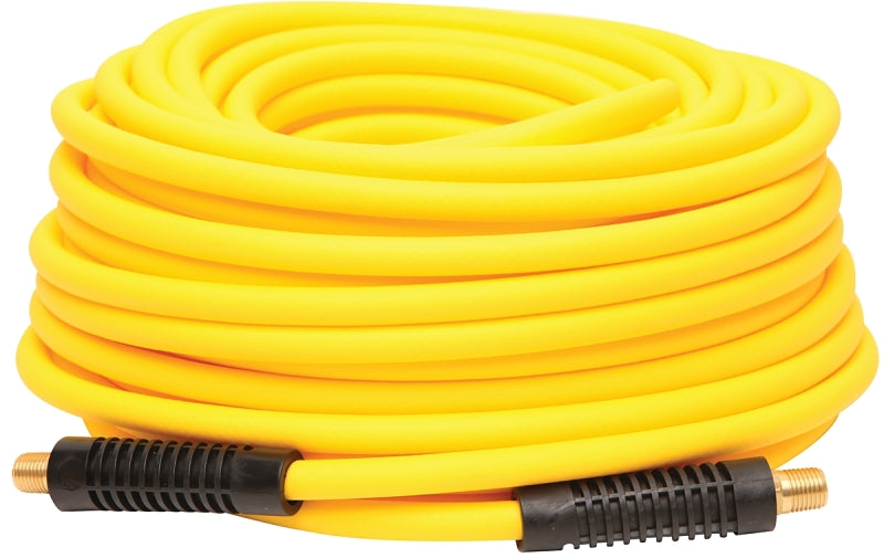 Bostitch HOPB14100 Air Hose, 1/4 in OD, 100 ft L, 300 psi Pressure, PVC/Rubber, Yellow