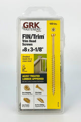SCREW FIN/TRIM 8X3-1/8IN