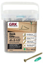 GRK Fasteners 19212 Deck Screw, #9 Thread, 2-1/2 in L, Steel, E-Coat, Bugle Head, Star Drive