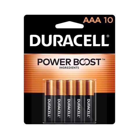 Duracell Coppertop AAA Alkaline Batteries 10 pk Carded