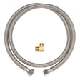 Ace 1/2 in. FIP in. X 3/8 in. D Compression 72 in. Braided Stainless Steel Dishwasher Supply Line