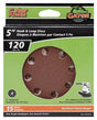 Gator 4141-012 Sanding Disc, 5 in Dia, 120 Grit, Fine, Aluminum Oxide Abrasive, Vented