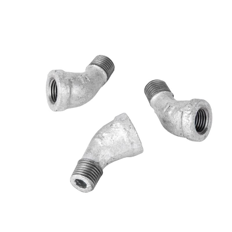 STZ Industries 1-1/2 in. FIP each X 1-1/2 in. D MIP Galvanized Malleable Iron 45 degree Street Elbow