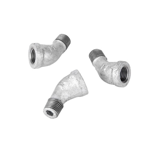 STZ Industries 1-1/2 in. FIP each X 1-1/2 in. D MIP Galvanized Malleable Iron 45 degree Street Elbow