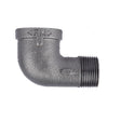 STZ Industries 1/8 in. MIP each X 1/8 in. D FIP Black Malleable Iron 90 Degree Street Elbow