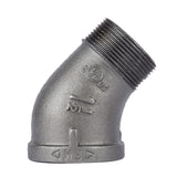 STZ Industries 1-1/2 in. MIP each X 1-1/2 in. D FIP Black Malleable Iron 45 degree Street Elbow