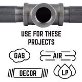 STZ Industries 1-1/2 in. MIP each X 1-1/2 in. D FIP Black Malleable Iron 45 degree Street Elbow