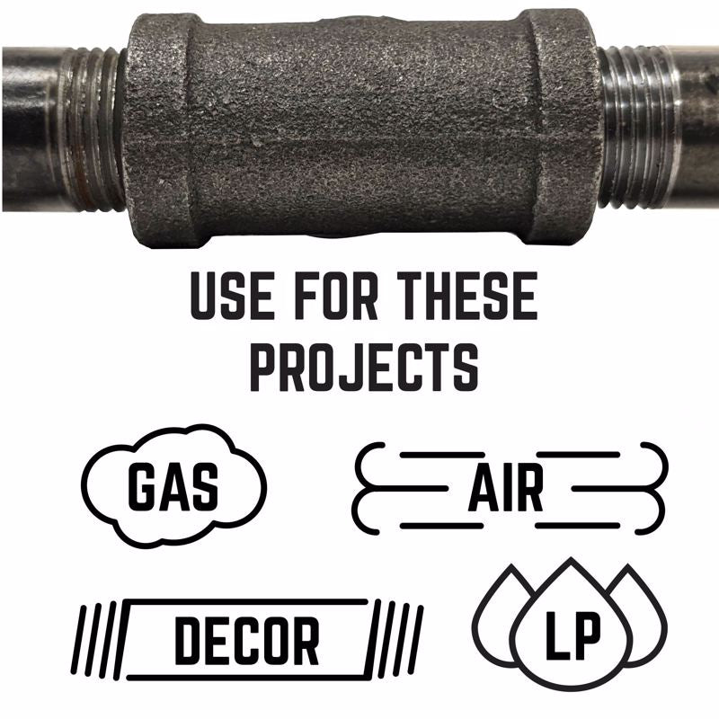 STZ Industries 1-1/4 in. MIP each X 1 in. D FIP Black Malleable Iron Hex Bushing