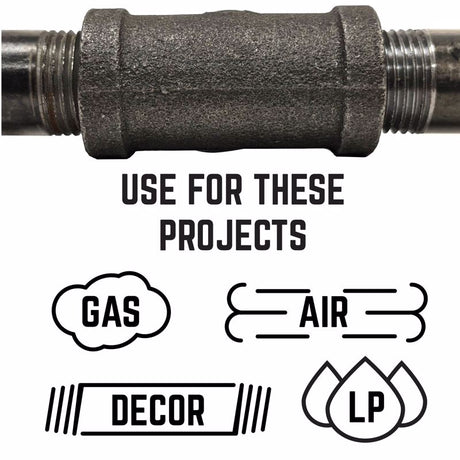 STZ Industries 1-1/4 in. MIP each X 1 in. D FIP Black Malleable Iron Hex Bushing